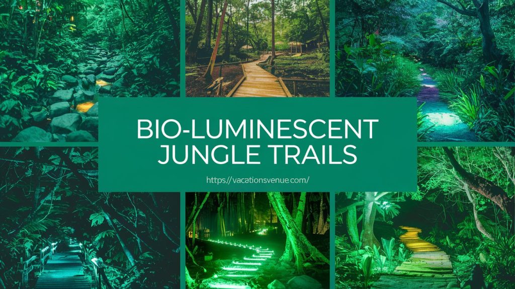 Walking Through the Glow: My Journey Through Bio-luminescent Jungle Trails 2 walking through